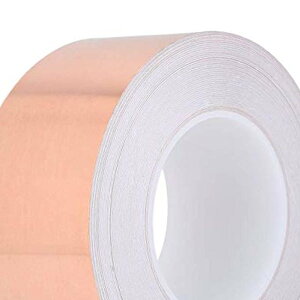 50mm×30m 導電性銅箔テープ 銅テープ 耐水性 耐熱性 耐寒性 放射線防護 強粘着タイプ ノイズ ガード シールド 多用途 EMIシールド 放