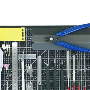プラモデル工具セット ガンプラ工具 模型工具 プラモ工具 クラフトツール 23種類 (BK)