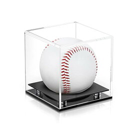 野球ボールケース サインボールケース 野球用 アクリル製 ディスプレイケース 保護 展示 防塵 四角型 コレクションケース 透明ケース