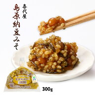 味噌 [喜代屋] 島原納豆みそ袋 300g /もろみ味噌 なめ味噌 金山寺味噌 みそ五郎 もろきゅう ごはん 冷奴 …