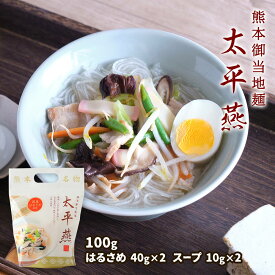 [木村] はるさめスープ 太平燕 100g(はるさめ 40g×2、スープ 10g×2) /熊本 はるさめ はるさめスープ ご当地グルメ 太平燕 お土産 国産はるさめ 専門店の味 オアシス ご当地麺 タイピーエン 緑州 保存食 熊本名物 復刻 天草の塩