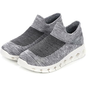 メンズ シューズ スニーカー スリッポン ウォーキング ランニング スポーツ 室内 軽量 通勤 通学 通気 (モダングレー,25.5 cm)