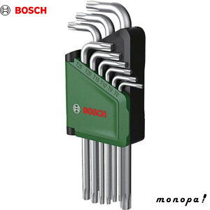 【100円OFFクーポン配布中 10/24~10/27】 ボッシュ ヘックスローブL型レンチ 9種セット 1600A02Z9C