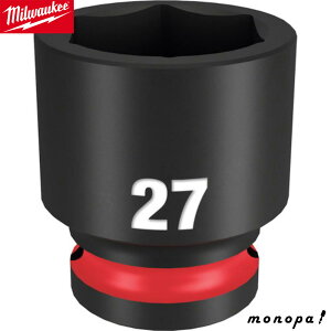 milwaukee SHOCKWAVE IMPACT DUTY �C���p�N�g �\�P�b�g 1/2�C���` 12.7mm�p 27mm 49-66-6259 �~���E�H�[�L�[ �� ������ ���� �H��