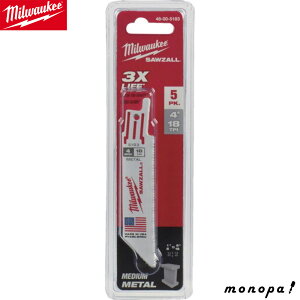 �y�|�C���g2�{ 12/12~12/15�z milwaukee THIN KERF���H�p ���V�v���\�[�u���[�h 18TPI 101mm5�{�p�b�N 48-00-5183 �~���E�H�[�L�[ �֐n