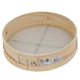 千吉 藤原産業 木製砂フルイ（丸型） 35cm 4.0mm