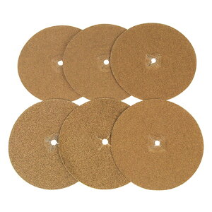 SK11 サンディングジスクペーパー 6枚入り 木材 プラスチック 鉄 非鉄金属 石 表面仕上げ 水研ぎ 空研ぎ 電気ドリル ラバー&フレキシブルパット用