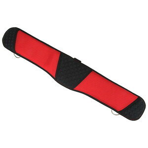 SK11 藤原産業 フィットサポートベルト SFS-FC-RD 低反発 立体 ウレタン クッション メッシュ D環付 腰道具