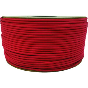 ユタカメイク タイトゴムロープドラム巻 4.5mm×200m レッド PRT-10 荷造り 梱包 固定 作業用 DIY