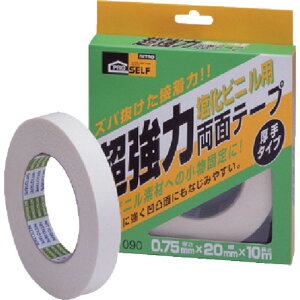 【ポイント3倍 10/24~10/27】 ニトムズ 超強力両面テープ箱20mm×10m J1090