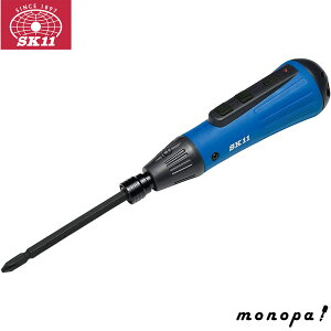 【100円OFFクーポン配布中 10/24~10/27】 SK11 充電式デュアルドライバー (ブルー) DVC-DUO-37VN デュアルドライブ 充電式スクリュードライバー 小ネジ 木ネジ ラバーグリップ ビットスリーブチャック