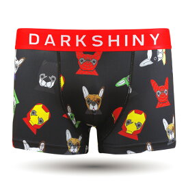 ボクサーパンツ メンズ DARKSHINY DOG HEROS ドッグヒーローズ ポップ YLMM08 2024 父の日 母の日 プレゼント ギフト かっこいい おしゃれ かわいい 男性用 下着 パンツ インナー 誕生日 彼 子供 息子 夫 父親