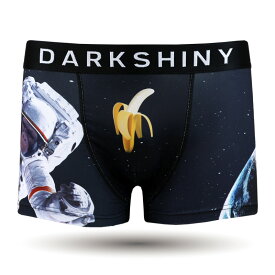 ボクサーパンツ メンズ DARKSHINY ASTRONAUT AP アストロノーツ AP 宇宙 実写 惑星 YLMM15 2025 プレゼント ギフト かっこいい おしゃれ 男性用 下着 パンツ インナー 誕生日 彼 子供 息子 夫 父親