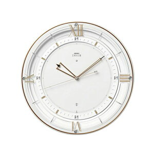 セイコー 電波時計 SEIKO 掛け時計 アナログ 自動秒針停止機能付 ギフト 記念品 電波掛け時計 お祝い 送料無料 100S◇ 電波時計HS556W