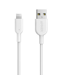 Anker iPhone�[�d�P�[�u�� PowerLine II ���C�g�j���O�P�[�u�� MFi�F�� �����ϋv iPhone 14 / 14 Pro Max / 14 Plus / 13 / 13 Pro / 12 / 11 / X/XS/XR / 8 Plus �e��Ή� (0.9m �z���C�g)