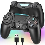 ps4コントローラー【2026年革新版・アップデート】ps4 コントローラー pc Turbo連射機能 6軸ジャイロセン…
