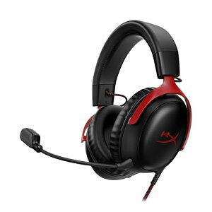 �n�C�p�[�G�b�N�X(HyperX) HyperX Cloud III �Q�[�~���O�w�b�h�Z�b�g DTS Headphone:X��ԃI�[�f�B�I 53mm�h���C�o�[���� Cloud II�� ���K�� �u���b�N-���b�h PC�APS5�APS4�AXbox�V���[�Y�ANintendo Switch�A���o�C