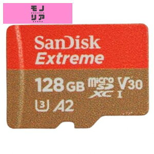 SanDisk microSD 128GB UHS-I U3 V30 �����ő�90MB/s Full HD 4KExtreme SDSQXAA-128G-GH3MA �V�p�b�P�[�W