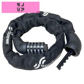 Sportneer 自転車 鍵 チェーンロック ダイヤル ロック97.5cm 5桁ダイヤル式 ワイヤー自転車鍵 6mm カギ不要 ナンバーロック自由設定 日本語取扱説明書付き