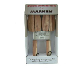 シューキーパー 木製 メンズ シューズキーパー MARKEN マーケン アロマテイック シダー シューケア シューズ 靴 手入れ ストレッチャー 靴の保存 型崩れ防止 除湿 ニオイ 中和