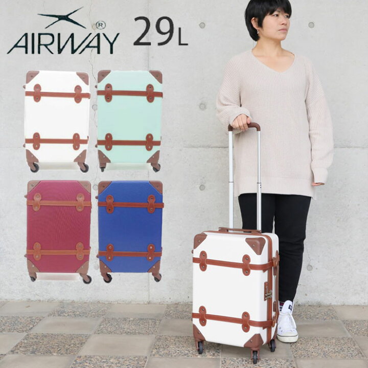 楽天市場 キャリーケース 機内持ち込み S トランク型 かわいい スーツケース Airway キャリー キャリーバッグ レディース 全4色 Aw 0696 48 おしゃれ レトロ ファスナー式 Tsaロック 4輪 ベルト 旅行 国内旅行 修学旅行 海外旅行 トラベル 送料無料 Monolog