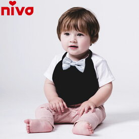 ニヴァ niva スタイ おしゃれ 男の子 ビブ よだれかけ バタフライタイ ベビー ブラック 243 ドレスアップビブ カモフラ柄 おしゃれ 結婚式 エプロン かわいい 赤ちゃん 出産祝い ギフト