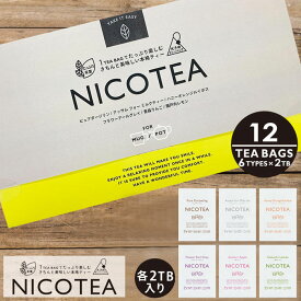 紅茶 ティーバッグ ギフト ティーセット セット アソートセット BOX入り NICOTEA ニコティー 00349 フレーバーティー アッサム ダージリン アールグレイ ルイボス レモンティー アップルティー お配りギフト 職場 プチギフト プレゼント メール便