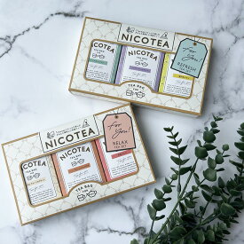 紅茶 ティーバッグ ギフト セット 紅茶セット プチギフト NICOTEA ニコティー ギフトセット 大きめティーバッグ 茶葉 リフレッシュ リラックス きちんと 美味しい 本格ティー フルーツティー おしゃれ かわいい プレゼント お礼 母の日ギフト