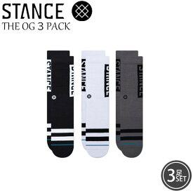 メール便 送料無料 スタンス STANCE 靴下 ソックス メンズ 3枚セット ハイソックス クルー丈 THE OG 3 PACK SOCKS マルチ カモ A556C20OG3 ザ オージー 3パック おしゃれ ファッション スポーツ バスケ 誕生日 かわいい ギフト プレゼント