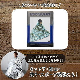 非常用ブランケット アルミブランケット 防寒グッズ 耐震 地震対策 台風対策 家具転倒防止 耐震ゲル 防災グッズ 災害グッズ 防災用品 非常用 災害用 アウトドア キャンプ 登山