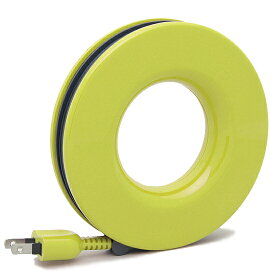 PLUGO [プラゴ] コードリール 延長コード コンセントタップ コンパクト おしゃれ デザイン インテリア 巻き取り ドーナツ型 シンプル 持ち運び 旅行 テレワーク 2.5m 3口 7色 壁掛け キッチン プレゼント ギフト メーカー直営 monos公式ショップ 日本製