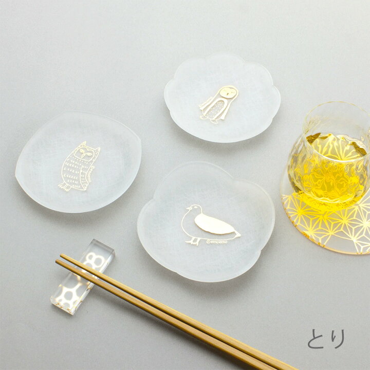 楽天市場】emoemo×toumei 箔 comamezara 小豆皿 貼箱入り 3枚 セット 