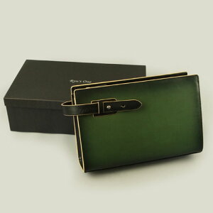 【ポイント10倍】服部 RYU’S ONE リューズワン GG クラッチバッグ セカンドバッグ Mサイズ 本革 グリーン 15-4007-GR