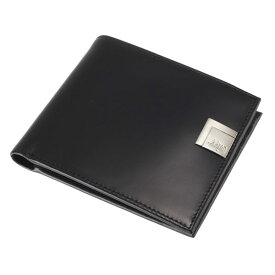 【ポイント10倍】Aaron Irvin アーロン・アーヴィン Leather Accessory 二つ折り 短財布 ショートウォレット 本革 ブラック AA-WLT