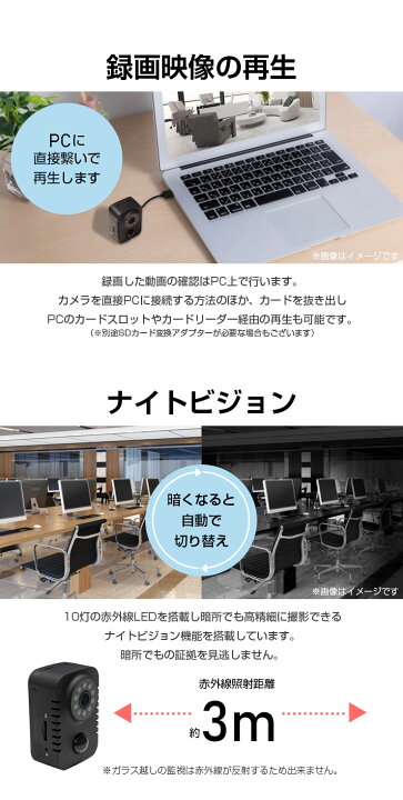 楽天市場】クーポン対象外《ミニ防犯カメラ》【32GBカード標準】置く 