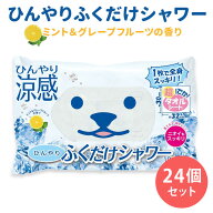 24個セット ひんやりふくだけシャワー ミント＆グレープフルーツの香り （10枚入×24） 1個あたり税込291…