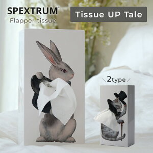 SPEXTRUM �t���b�p�[�e�B�b�V�� Tissue UP Tale �e�B�b�V���P�[�X �e�B�b�V���{�b�N�X �؍��G�� �؍��u�����h Wonder Rabbit Catsby �X�y�N�g���� �l�R �E�T�M �C���e���A