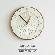 【クーポン発行中】【正規販売店】INTERFORM インターフォルム Ludvika ルドヴィーカ ウォールクロック C…