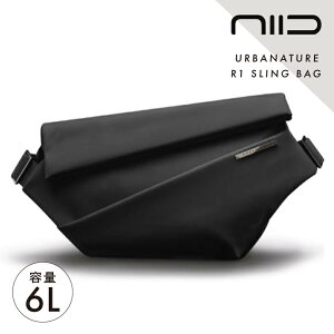 �y�X�[�p�[SALE����N�[�|���z�y���K�̔��X�z NIID URBANATURE Radiant R1 SLING BAG �j�[�h �V�����_�[�o�b�O �΂߂��� �X�����O�o�b�O �A�[�o���l�C�`���[ �{�f�B�o�b�O 6L �j�����p ���@�\ �܂肽��