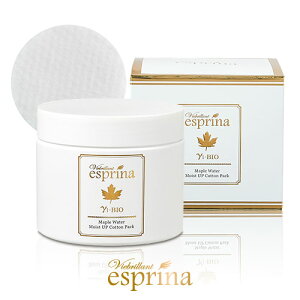 3980円以上送料無料 < コットンパック 単品 > エスプリーナ 美BIO メープルウォーター モイストアップ コットンパック コットン型 美容液化粧水