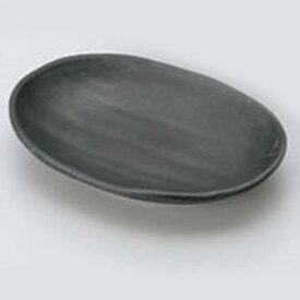 マイン メラミン食器 メラミンウェア 小判皿 小 黒 M11-137