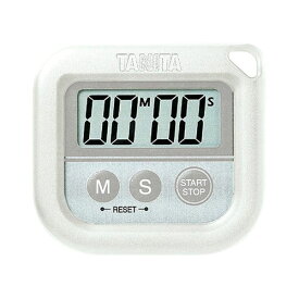 タニタ デジタルタイマー 丸洗いタイマー 100分計 TD-376 ホワイト