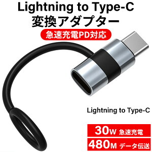Lightning TYPE-C ϊA_v^[ PD 30W [d f[^] iPhone