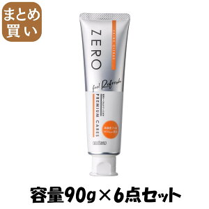 【まとめ買い】EP−0131 ゼロプレミアムケアズ リフレッシュ・90g 容量90G×6点セット エビス 歯磨き