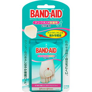 BAND-AID バンドエイド タコ ウオノメ 保護用 足の裏用 ジョンソン&ジョンソン 魚の目パッチ 魚の目 保護パッド 足裏保護パッド