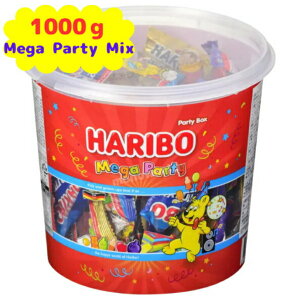 r[Ly[ڋʕi(ir[K{)n{[ Kp[eB~bNX 1000gHaribo Mega Party Mix Kp[eB[~bNX ݁@O~@HARIBO@n{[݁@n{[O~@َq
