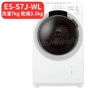 �V���[�v �h������ ���󊣑��@ ����7kg ����3.5kg ��59.8cm �q�[�^�[�Z���T�[���� �����_�N�g�������|�� ���󑅎������|�� �G�R�Z���T�[(4�Z���T�[) ES-S7J-WL ���J�� �N���X�^���z���C�g