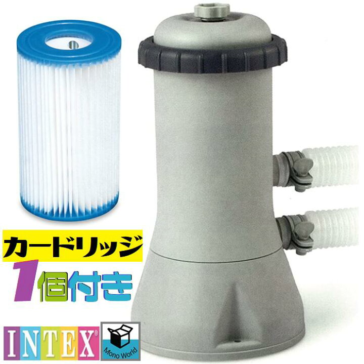 楽天市場】日本語説明書付き◎INTEX インテックス フィルターポンプ 