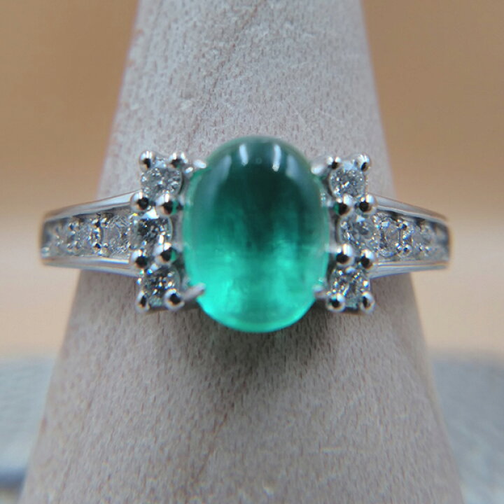 楽天市場】【送料無料】 コロンビア産エメラルド】PT950コロンビア産  