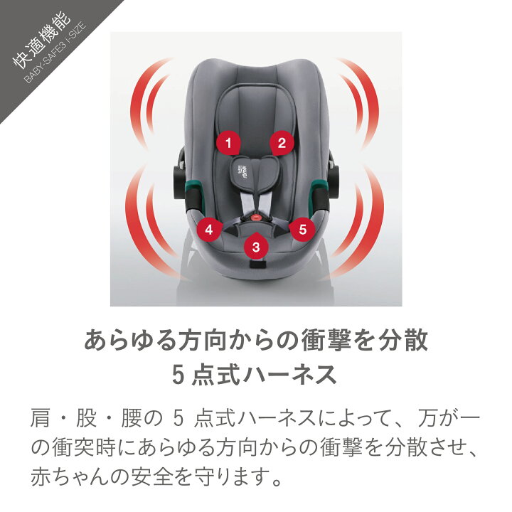 楽天市場】ブリタックス レーマー ベビーセーフ3 i-SIZE ベビーシート BABY-SAFE i-SIZE フレックスベース単品